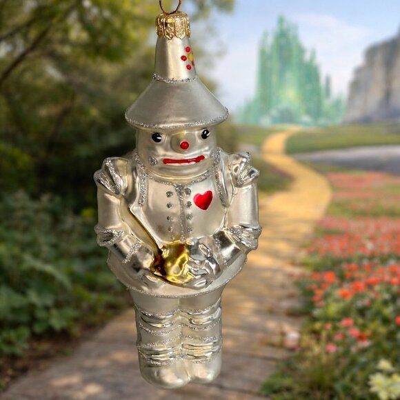 Kurt Adler Other - Wizard Of Oz Tin Man Ornament Kurt Adler Polonaise Komozja Poland Glass 6"